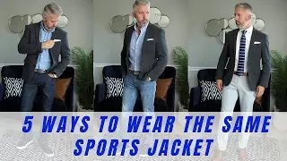 5 Ways to Wear a Sports Jacket