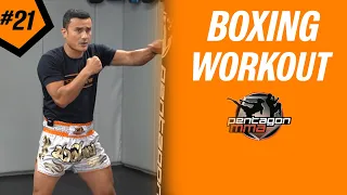 How to improve your Boxing Masterclass! Muay Thai and Kickboxing Heavy Bag Workout -- Class #21