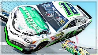 THIS GAME HAS HUGE CRASHES // NASCAR 2013 Final Four Challenge