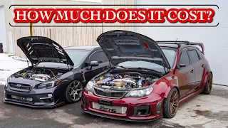 800HP Subaru STi Price Breakdown (Parts and Costs)