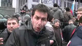 UKRAINE:DONETSK RALLY AND PRO-RUSSIAN SENTIMENT