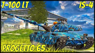 Progetto 65, T-100 LT & IS-4 ● WoT Blitz