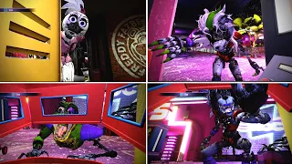 All NEW Shuttered Jumpscares from Hiding Spots #2 FNAF Security Breach 1.11 patch