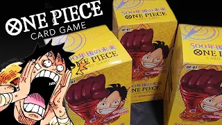 Lets crack 3 boxes of One Piece OP-07 500 years in the future!!!