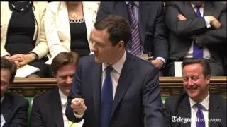 Osborne needles Miliband with Magna Carta gag