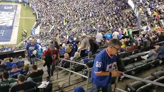 Giants fans just WALKED OUT on the team