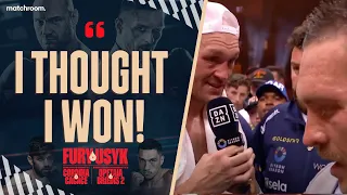 🗣️ "Rematch!" - Oleksandr Usyk & Tyson Fury React To Undisputed Split Decision