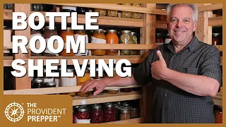 Prepper Pantry: How to Build Shelving for Home Bottled Goods