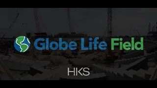 Globe Life Field Time Lapse Construction Video (Home Plate View)