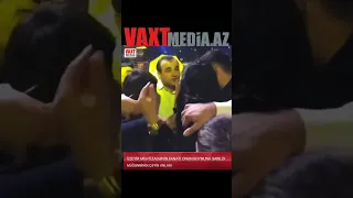 Üzeyir Mehdizadənin fanatı müğənninin boynuna sarıldı