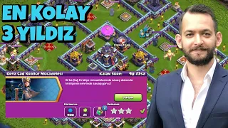 ORTA ÇAĞ KRALİÇE MÜCADELESİ EN KOLAY 3 YILDIZ ! CLASH OF CLANS