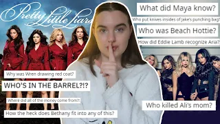 answering EVERY pretty little liars plot hole