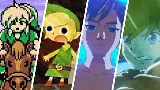 Evolution of Intros & Title Screens in Zelda Games (1986-2021)