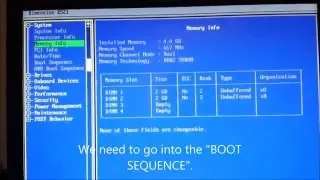 Dell Boot Sequence Problem Solution