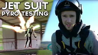 Jet Suit Flare Testing