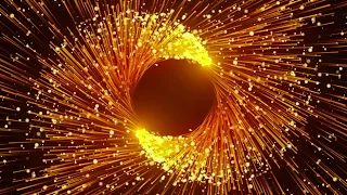 Golden Particle Swirl VJ Loop 4K - Free Video Background Loops, Intro Background, Particles, Glitter