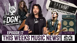 DGN Guitar News #17 - Springsteen Makes $500m,  NEW Gibson & EVH 5150 Amps, Dave Mustaine V & More!