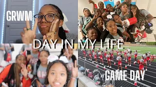 DAY IN MY LIFE: GAME DAY VLOG, GRWM, SCHOOL, PRACTICE, ETC