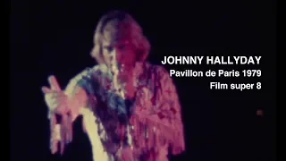JOHNNY HALLYDAY Pavillon de Paris 1979 Film super 8