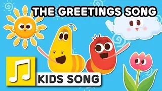 THE GREETINGS SONG | LARVA KIDS | BEST NURSERY RHYME | FAMILY SONG | 2018 FIRST SONG