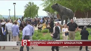 Quinnipiac University graduates receive diplomas in Hamden