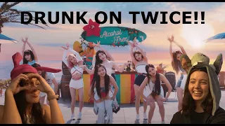 Sisters FIRST TIME Reaction to TWICE!!! (Alcohol-Free)