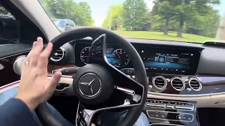 2022 Mercedes E350 POV Drive on the Back Roads