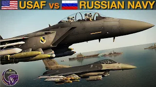 Can A Mediterranean USAF Strike Beat A Russian Carrier Group? (Naval 43) | DCS