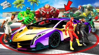 GTA 5 : Franklin Challenge Every Avenger In last To Remove Hand Wins Best Car In GTA 5 !(GTA 5 Mods)