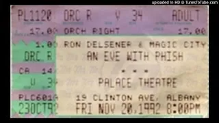 Phish - "David Bowie" (Palace Theatre, 11/20/92)