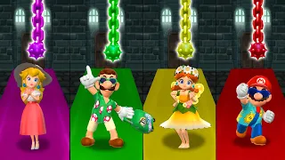 All The Best Minigames Mario Party 9 - Peach Vs Luigi Vs Daisy Vs Mario (Master Difficulty)