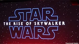 The Rise Of Skywalker panel reactions! | Day 1 of Star Wars Celebration!