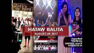 UNTV: Hataw Balita (August 28, 2017)