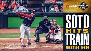 Nationals' Juan Soto HITS TRAIN with HR, Ryan Zimmerman goes deep to tie up World Series Game 1!