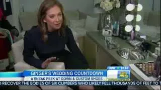 Ginger Zee - modeling wedding high heels