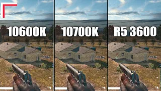 Intel i5-10600K vs Intel i7-10700K vs AMD Ryzen 5 3600 — Test in 10 Games! [1080p, 1440p, 4K]