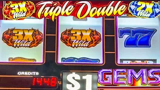 Triple Double Gems 3 Reel Slot Gives Us a Great Run for Cash