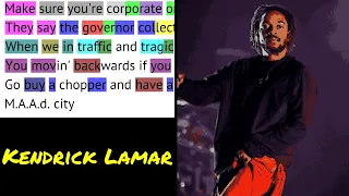 Kendrick Lamar on "m.A.A.d city" (Verse 1) | Rhymes Highlighted