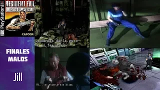 Resident Evil 1: Director's Cut (PS1) - Jill: Finales malos y como conseguirlos