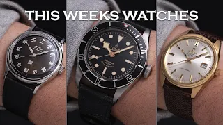 This Weeks Watches - Tudor BB ETA, BB .925, Kurono Grand Hagane, Rare Gold Omega & More [Episode 63]