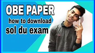 how to download OBE paper ||questions paper kaise download kre| sol du | OBE exam paper download kre