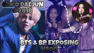 V & Jisoo being EXPOSED by BTS & BLACKPINK @2018 SBS Gayo Daejun [VSOO]