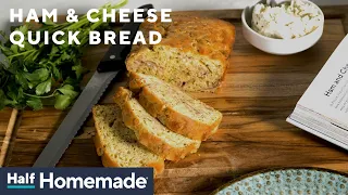 Ham and Cheese Quick Bread | Half-Homemade