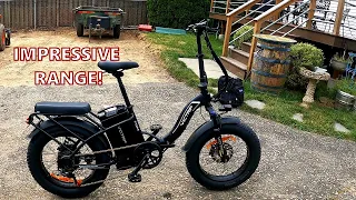 VICTRIP Titan S Folding E-BIKE REVIEW / Range Test To Philly