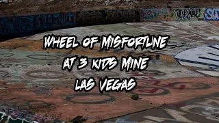 GRAFFITI PARADISE!!! ABANDONED 3 KIDS MINE. Las Vegas, wheel of misfortune