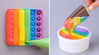 Top Amazing Rainbow Cake Decorating Recipes For All the Rainbow Cake Lovers | Perfect Colorful Cake