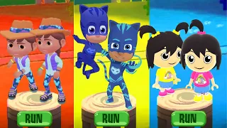 Tag with Ryan PJ Masks vs Emma & Kate vs Ridley jones Best Super Rare Characters Run Gameplay