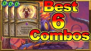 24/24 0 Mana Libram Of Hope Turn 6 | Best 6 Combos At This Week Tavern Brawl | Hearthstone