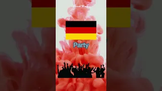 Different variations of the word party | #turkey #españa  #russia  #words