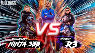 PAISAS VS ROLOS | NINJA 300 VS YAMAHA R3 | Batalla a Muerte!!